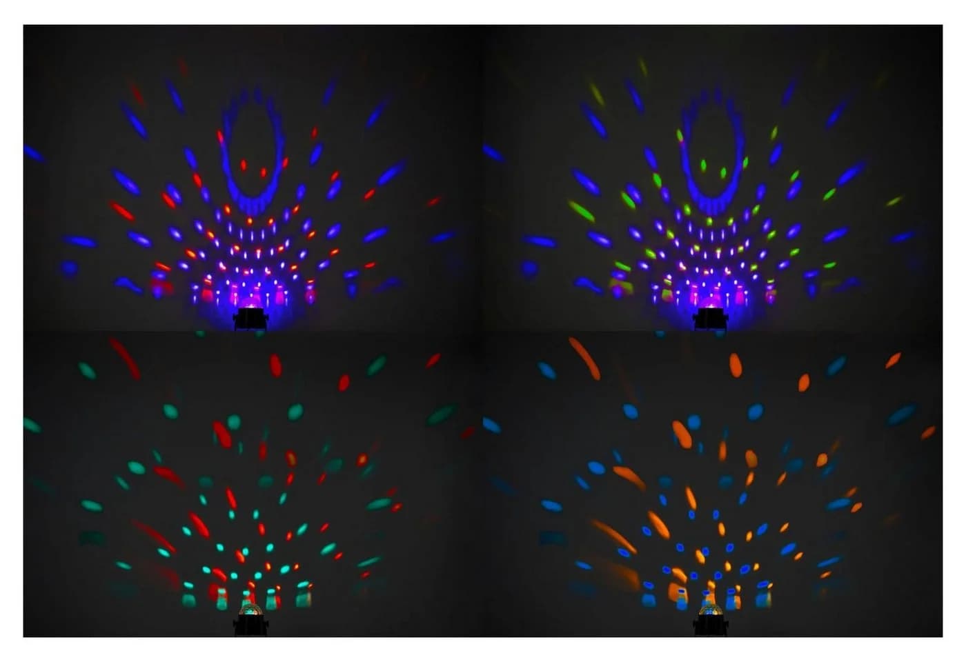 Showlite PBM-5 Mini-Party-Ball LED Discolicht Schwarz RGB - Bild 4