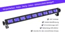 Showlite Discolicht UL-9 UV-Bar Schwarzlichtleiste LED fest integriert Bild 3