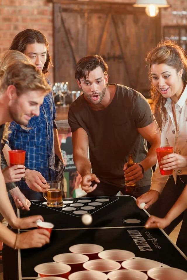 Stagecaptain Beer Pong Tisch Basic Klapptisch Alu