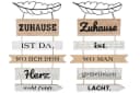 Gilde Wandbild Landhaus Stil Holzplankenschild Naturfarben Bild 3