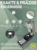 LisaCare Pillendose Tablettenschneider 2er Set Blau Schwarz BPA-frei Bild 3
