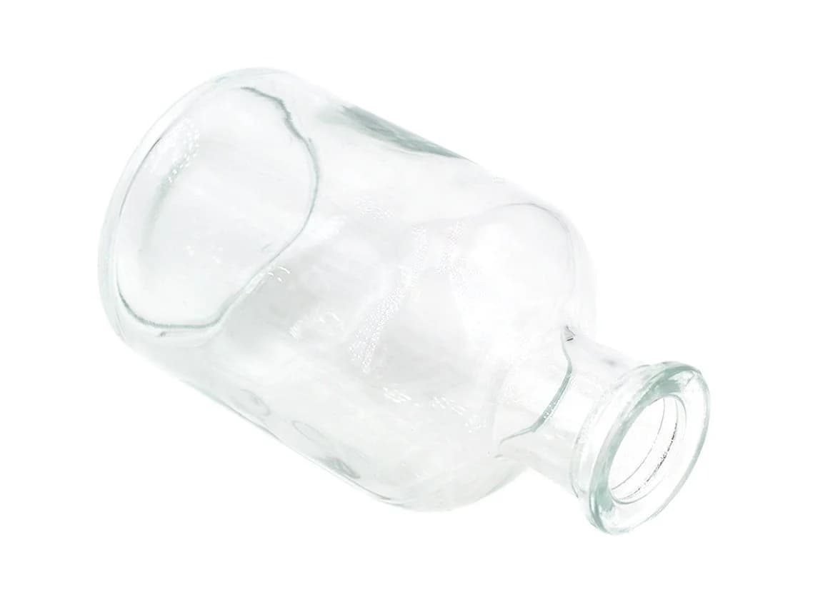 Creativery Dekovase Glas 10cm klar transparent 125ml 6er Set