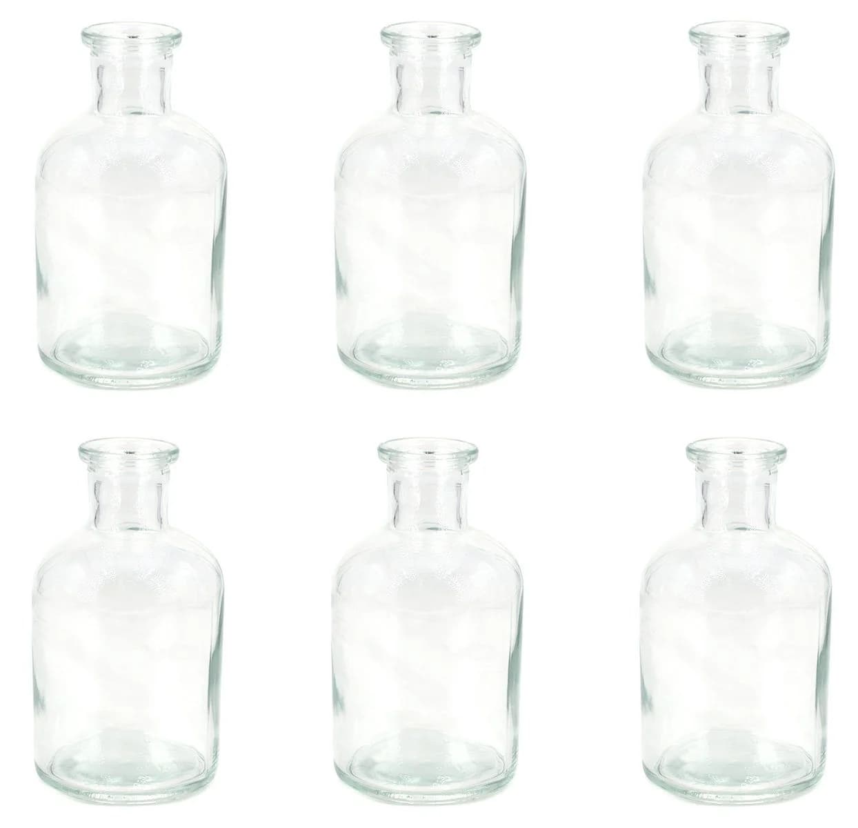 Creativery Dekovase Glas 10cm klar transparent 125ml 6er Set - Bild 2