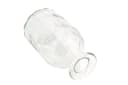 Creativery Dekovase Glas gerillt 14cm klar transparent 4er Set Bild 1