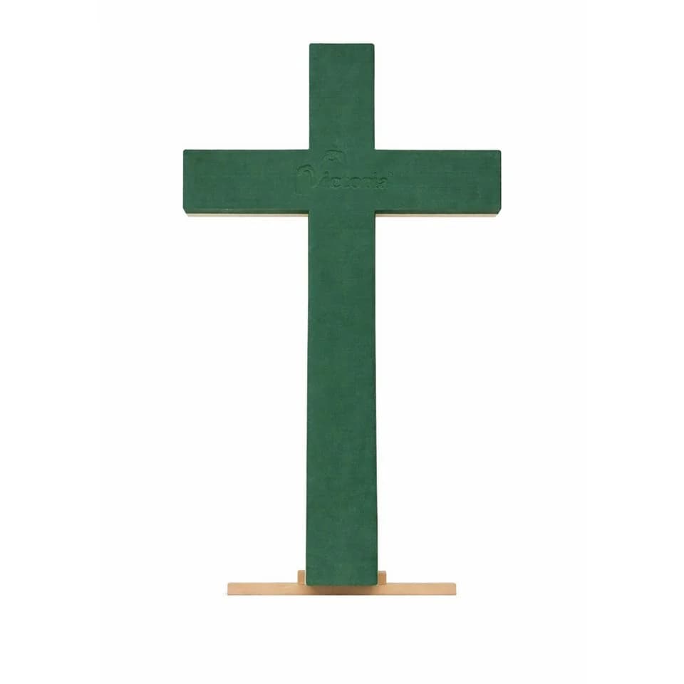Creativery Bastelmoos Nass Steckschaum Kreuz 40x28x6cm - Bild 3