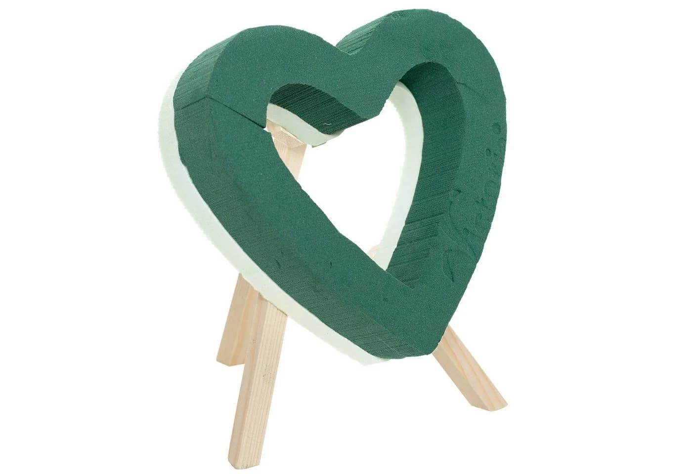 Creativery Bastelmoos Nass Steckschaum Herz 30x26x6cm - Bild 2