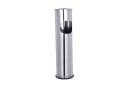 Mojawo Standaschenbecher XL Chrom mit integriertem Mülleimer Bild 2