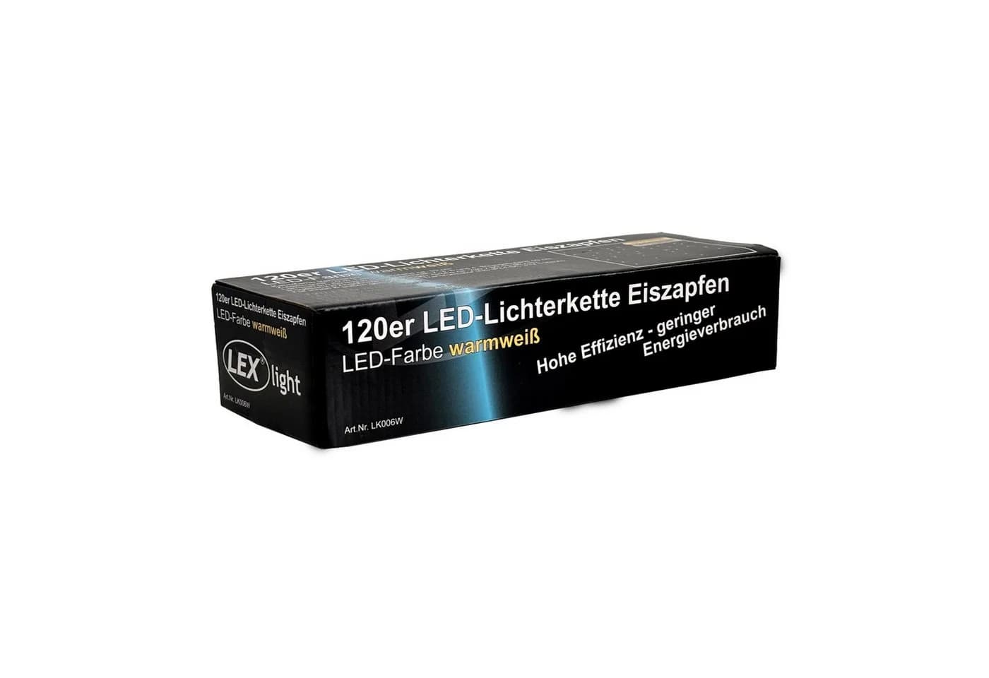 Mojawo Lichtervorhang 120er LED Lichtervorhang Innen und Außen Warmweiß - Bild 5