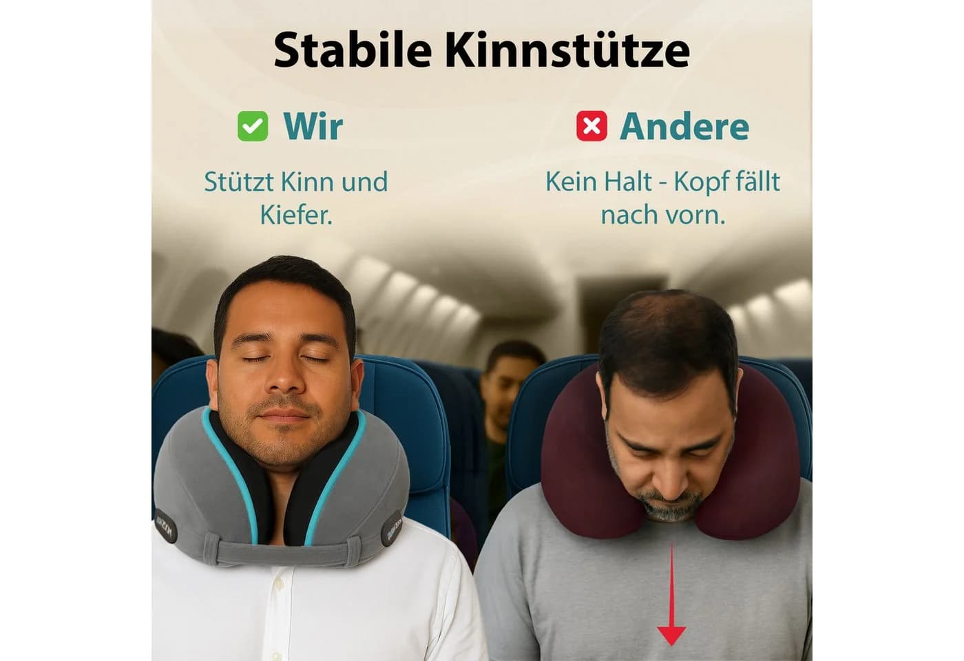 FLOWZOOM Nackenhörnchen DREAM Reisekissen Memory-foam - Bild 3