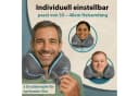 FLOWZOOM COMFY Nackenkissen Grau Memory-Schaum Reisekissen verstellbar Bild 3