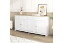 SOFTWEARY Sideboard Weiß Holzwerkstoff Bild 3