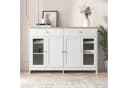 SOFTWEARY Sideboard Weiß Modern MDF Bild 1