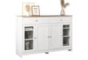 SOFTWEARY Sideboard Weiß Modern MDF Bild 2