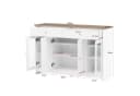 SOFTWEARY Sideboard Weiß Modern MDF Bild 5