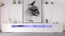 SOFTWEARY Lowboard TV-Schrank Weiß Modern Bild 1