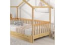 SOFTWEARY Kinderbett Ausziehbett Kiefer Lattenrost Hausbett Bild 4