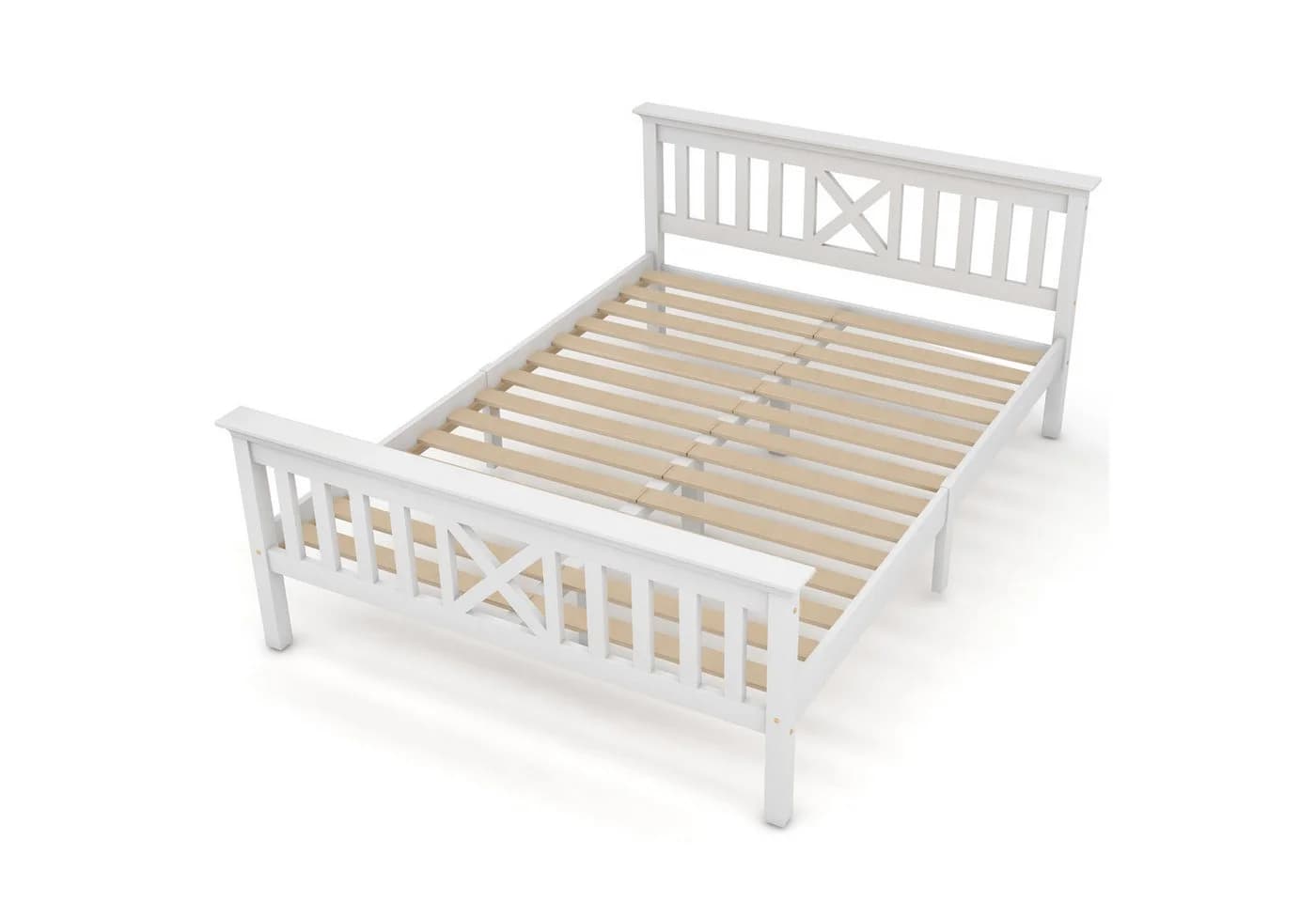 SOFTWEARY Holzbett Doppelbett Kiefer - Bild 2