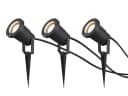 TRIO Leuchten LED Gartenstrahler 3er Set Anthrazit IP65 Bild 2