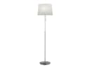 TRIO Leuchten LED Stehlampe Silber Höhenverstellbar mit Stoffschirm Bild 2