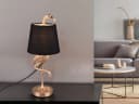 Reality Leuchten LED Tischleuchte Flamingo Gold Schwarz Bild 1