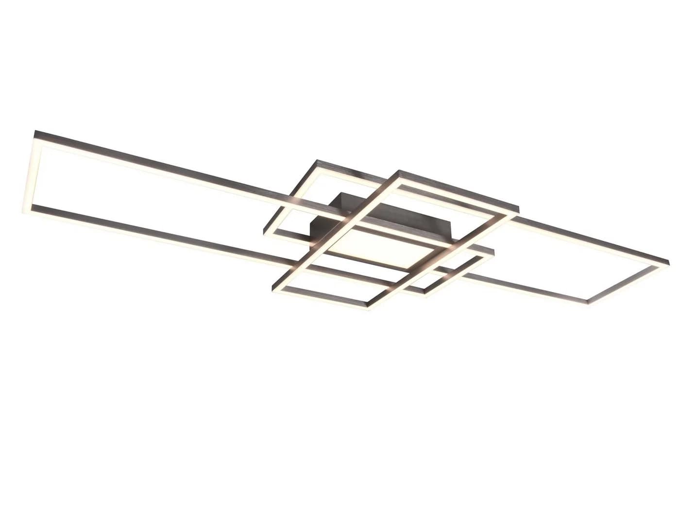 meineWunschleuchte LED Deckenleuchte CANTA Dimmbar Warmweiß Silber - Bild 2