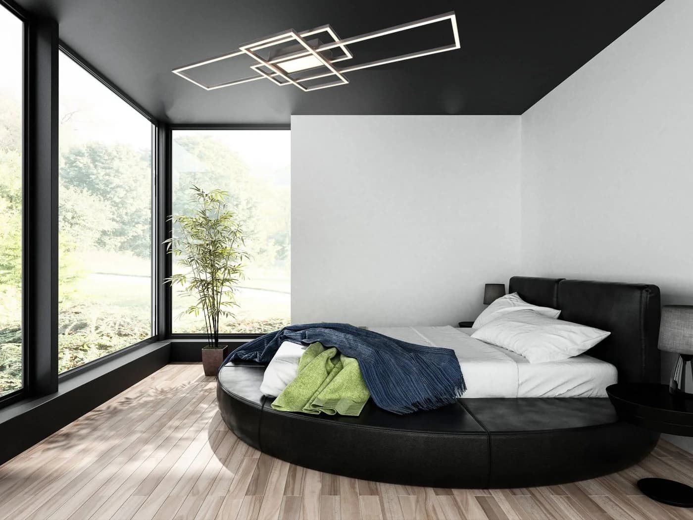 meineWunschleuchte LED Deckenleuchte CANTA Dimmbar Warmweiß Silber - Bild 5