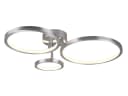 meineWunschleuchte LED Deckenleuchte CORNA 71cm Silber Dimmbar Bild 2