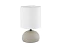 Reality Leuchten Nachttischlampe mit Dimmfunktion Beige/Weiß Bild 2
