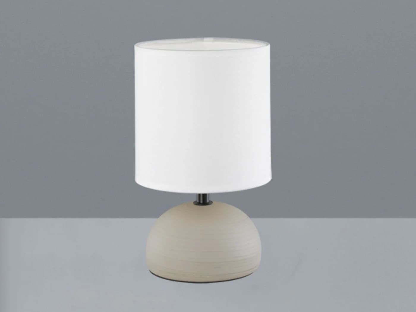 Reality Leuchten Nachttischlampe mit Dimmfunktion Beige/Weiß - Bild 3