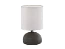Reality Leuchten Nachttischlampe mit Dimmfunktion, LED, Stoffschirm Beige Bild 2