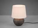 Reality Leuchten LED Tischleuchte Beige Keramik & Stoff Bild 3