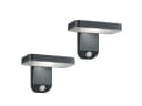 Reality Leuchten LED Solarleuchte Bewegungsmelder 2er-Set Außenbeleuchtung Hauswand IP44 Bild 2