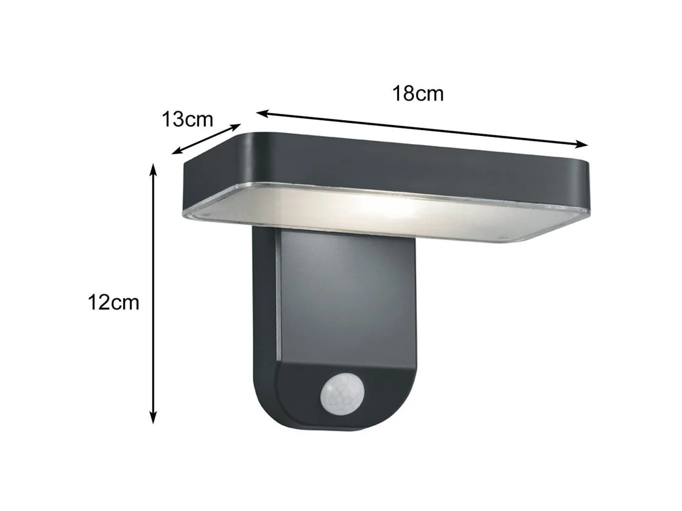 Reality Leuchten LED Solarleuchte Bewegungsmelder 2er-Set Außenbeleuchtung Hauswand IP44 - Bild 4