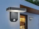 Reality Leuchten LED Solarleuchte Bewegungsmelder 2er-Set Außenbeleuchtung Hauswand IP44 Bild 5