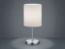 Reality Leuchten LED Nachttischlampe Dimmbar Weiß Chrom Bild 3
