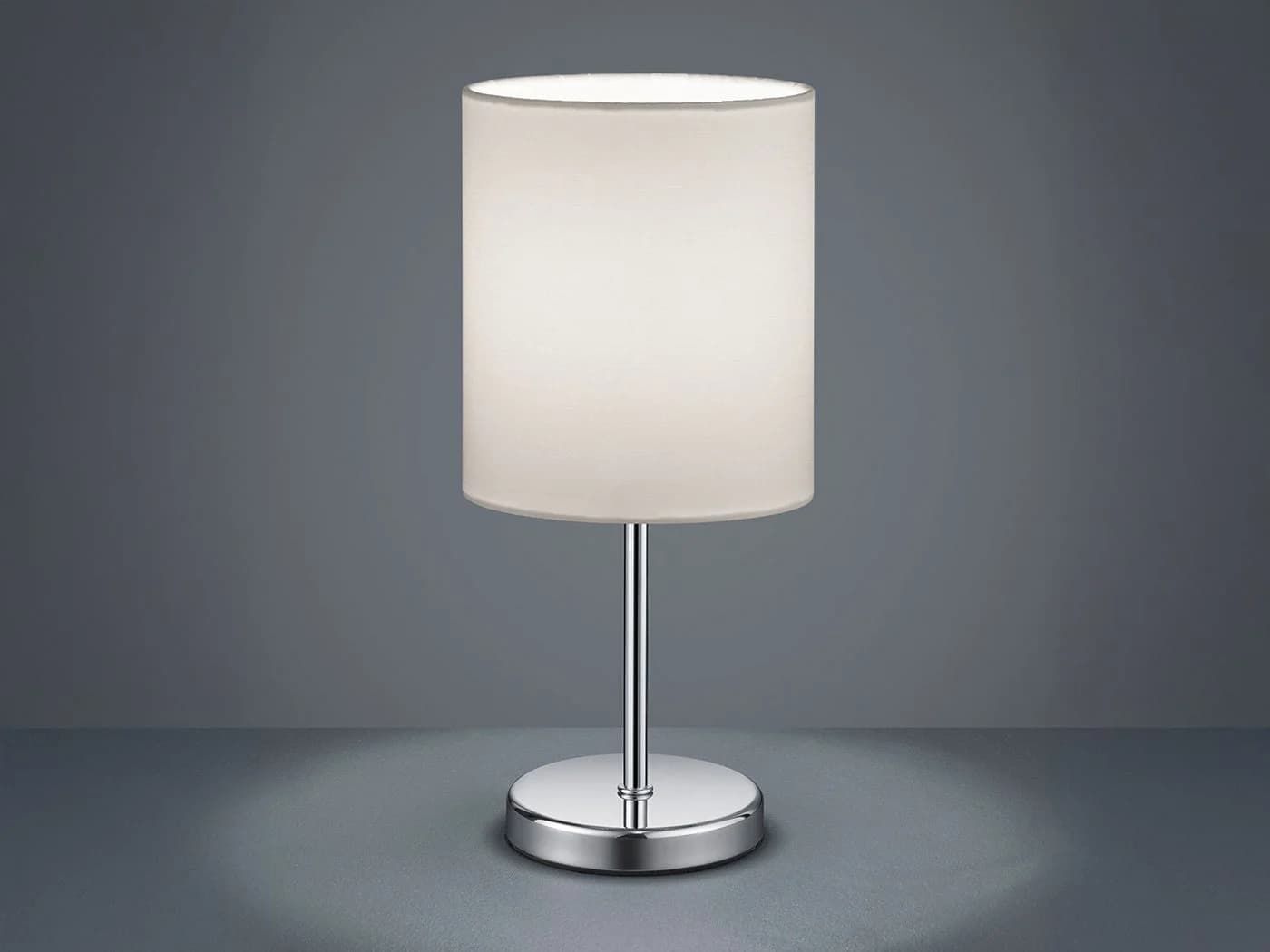 Reality Leuchten LED Nachttischlampe Dimmbar Weiß Chrom - Bild 3