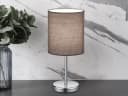 Reality Leuchten LED Nachttischlampe Grau Chrom Dimmbar Bild 1