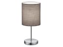 Reality Leuchten LED Nachttischlampe Grau Chrom Dimmbar Bild 2