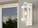 TRIO Leuchten LED Außen-Wandleuchte Weiß Bewegungsmelder Landhausstil Bild 5