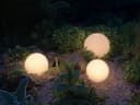 Reality Leuchten LED Solarleuchte 3er Set Farbwechsel RGB Gartenkugeln Bild 4