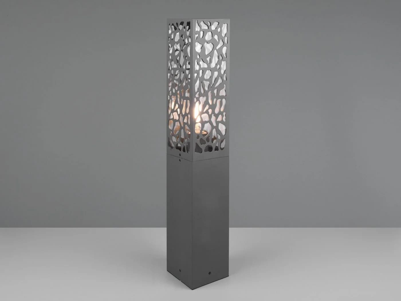 TRIO Leuchten LED Sockelleuchte 60cm Anthrazit Edelstahl - Bild 3