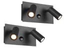 TRIO Leuchten LED Außen-Wandleuchte Bewegungsmelder 2er-Set Bild 2
