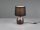 Reality Leuchten LED Nachttischlampe Dimmbar Skandinavisch Silber Schwarz Bild 3