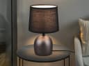 Reality Leuchten LED Nachttischlampe Dimmbar Skandinavisch Silber Schwarz Bild 5