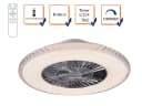 Reality Leuchten LED Deckenleuchte mit Ventilator und Sternenhimmel Bild 3