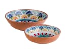 APS Melamin Schüssel Set 2-tlg. Braun Mediterranes Design Bild 2