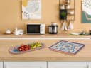 APS Servierplatte 2-tlg. Melamin Set mediterran Design Bild 3