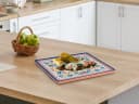 APS Servierplatte 2-tlg. Melamin Set mediterran Design Bild 5