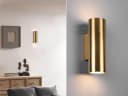 TRIO Leuchten LED Wandleuchte Altmessing Up-Down Licht Bild 1
