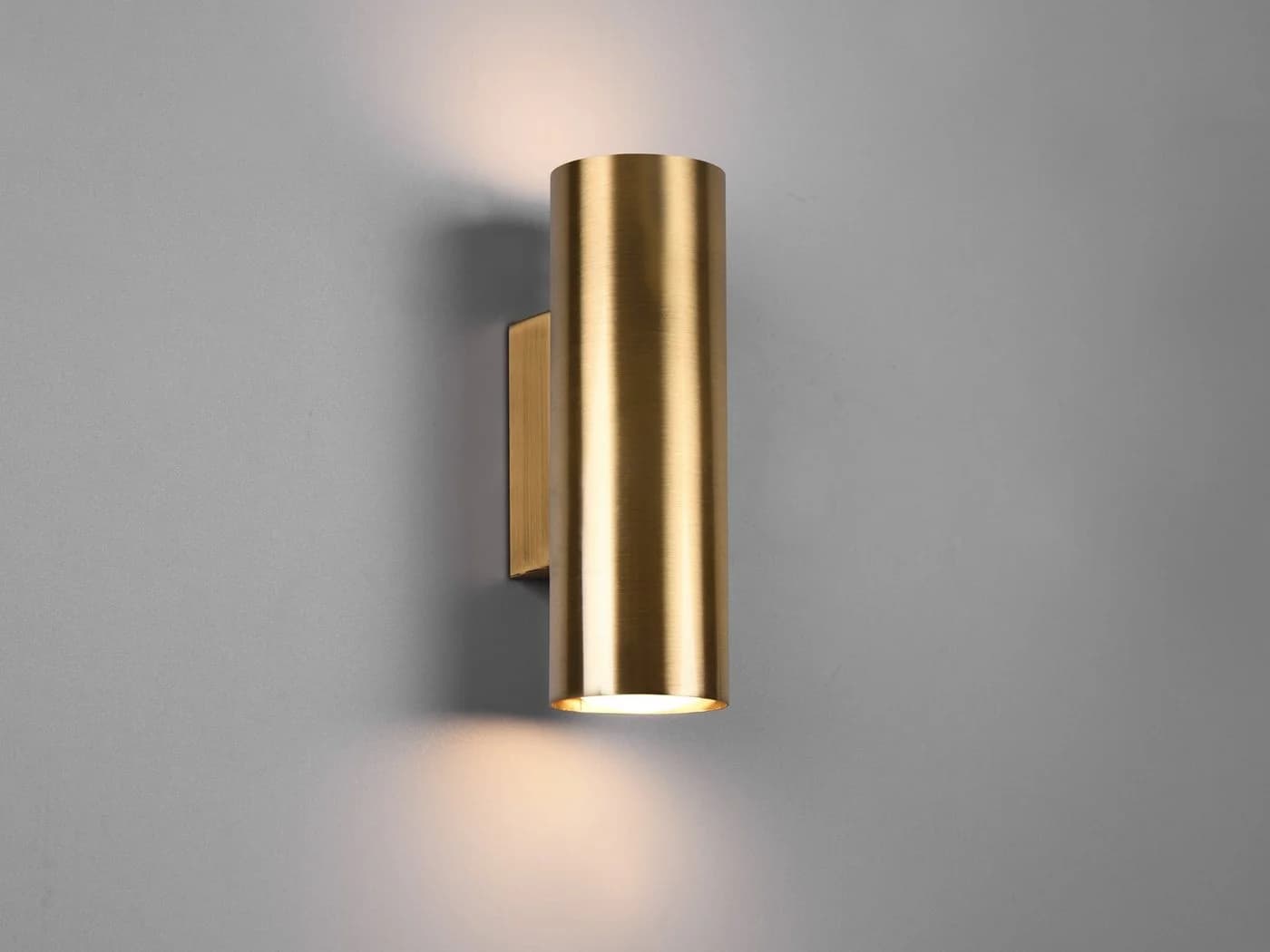 TRIO Leuchten LED Wandleuchte Altmessing Up-Down Licht - Bild 3